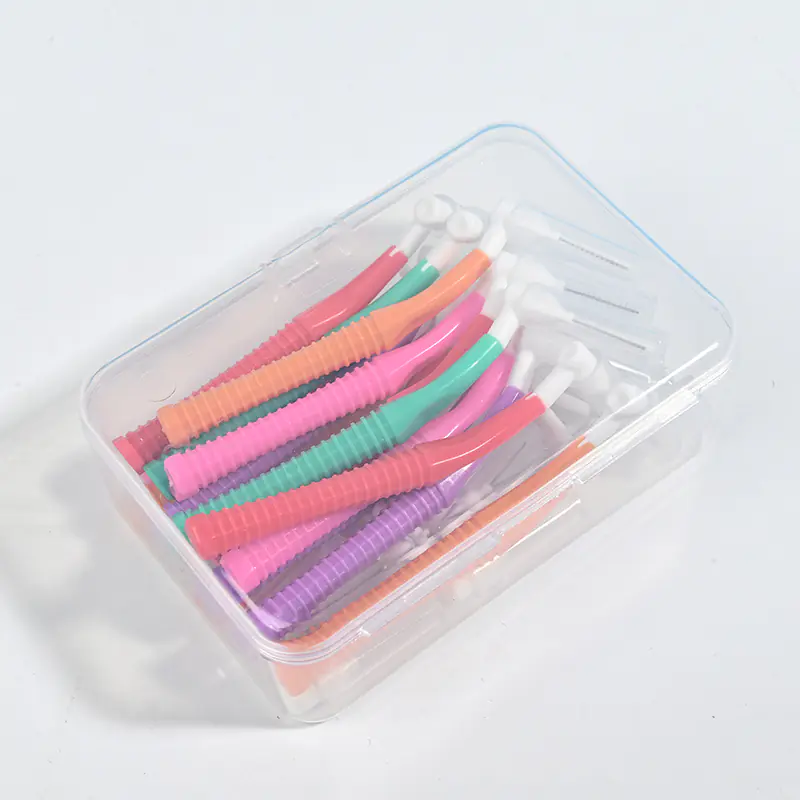 L-type interdental brushes for B2B wholesale dental oral care supply