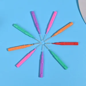 Color-Coded Interdental Brushes Multipack | 5-Size Dental Care Set for Complete Oral Hygiene