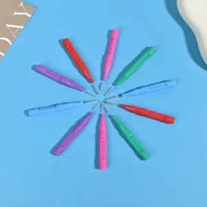 Vibrant 5-Color I-Type Interdental Brushes | Complete Kit for Daily Plaque Removal & Brighter Smile Elevate Your Routine with Color & Clarity