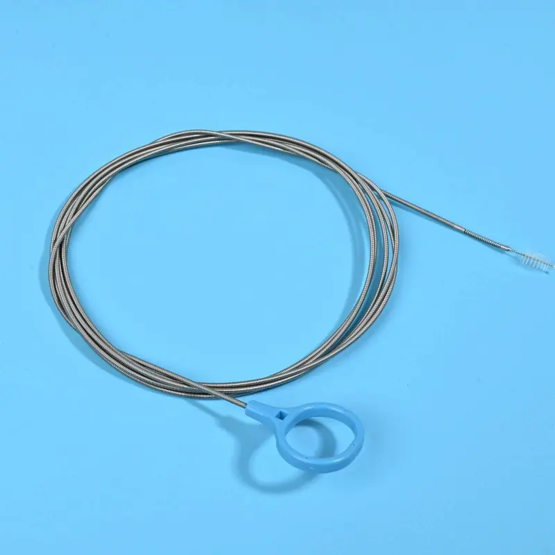 Durable stainless steel brushes designed for cleaning medical instruments and devices