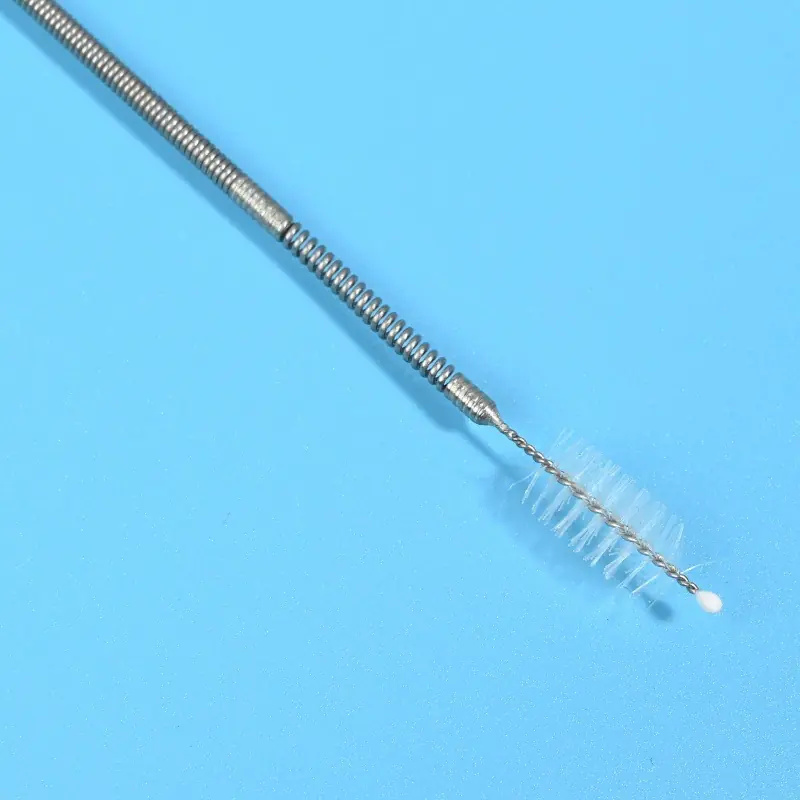 Durable stainless steel brushes designed for cleaning medical instruments and devices Durable stainless steel brushes designed for cleaning medical instruments and devices
