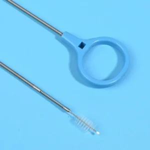 Durable stainless steel brushes designed for cleaning medical instruments and devices