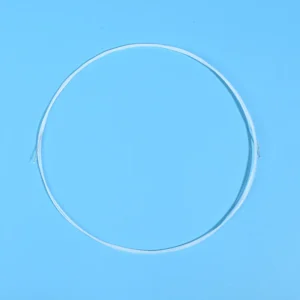 Double-ended medical device cleaning brush with flexible long cable and nylon bristles, designed for cleaning endoscopes, catheters, and narrow medical tubes, ideal for OEM and B2B bulk supply.