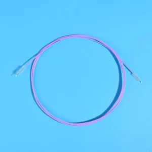 purple double-ended flexible endoscope cleaning brush