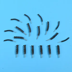 bulk assorted black straight & curved mascara wand brush heads for cosmetic wholesale OEM