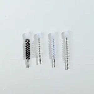 four types foam tipped mascara brush cores black white nylon for cosmetic raw material wholesale