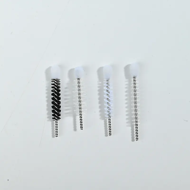 four types foam tipped mascara brush cores black white nylon for cosmetic raw material wholesale